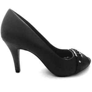 Dexflex Comfort Black open toe heels